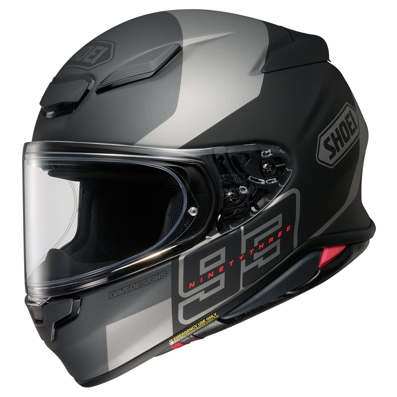 shoei gt-air ii helmet vs shoei rf-1400 helmet solid specs Shoei RF-1400 MM93 Rush Helmet XL