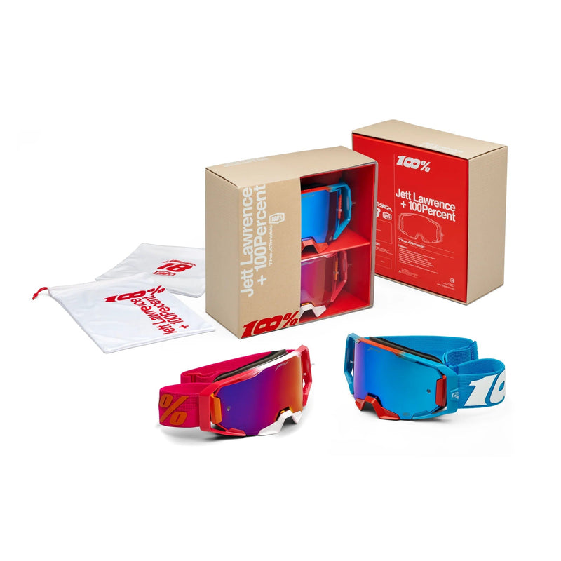 Load image into Gallery viewer, 100% Armatic 2 Pack Jett Lawrence LE Kit Goggle Set