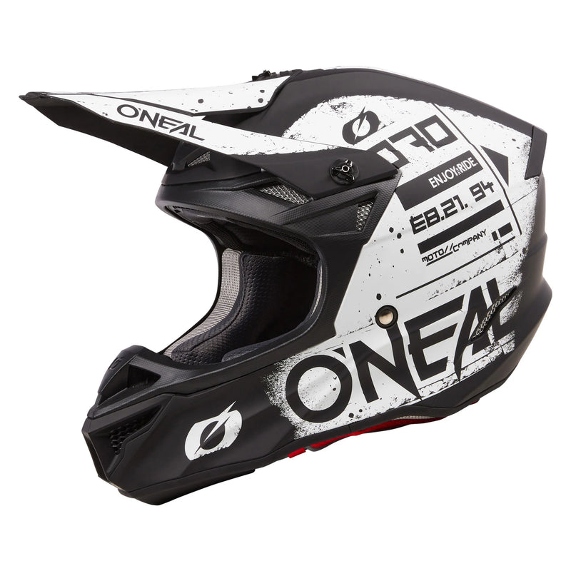 Load image into Gallery viewer, 5 SRS Scarz Helmet Black/White