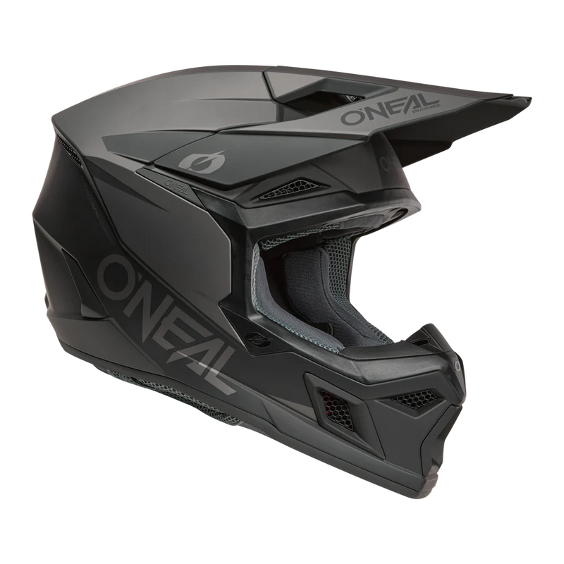 Load image into Gallery viewer, Oneal 3 SRS Helmet Solid Black/Grey