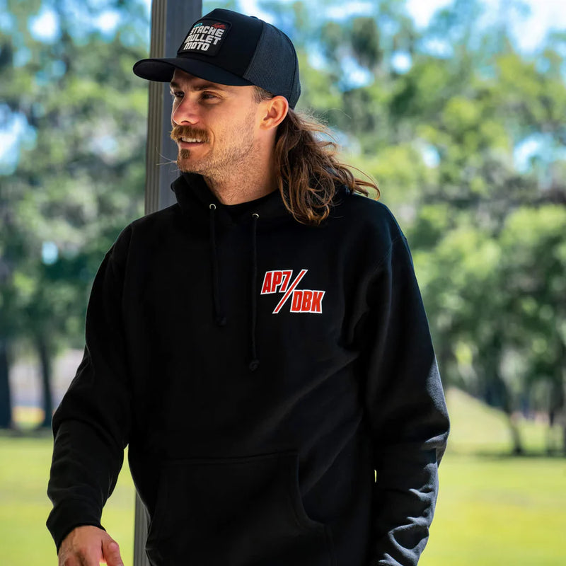 Load image into Gallery viewer, Stache Mullet Moto Hat - AP7 x DBK 2Fifty