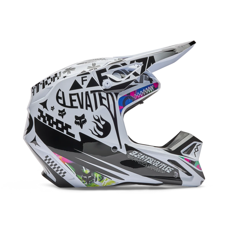 Load image into Gallery viewer, Fox V1 Image Cosmos Helmet White/Black