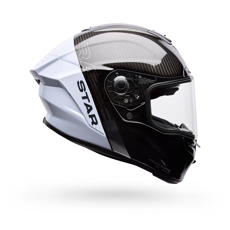 Load image into Gallery viewer, Bell RaceStar DLX Flex Helmet Silver/White Strike
