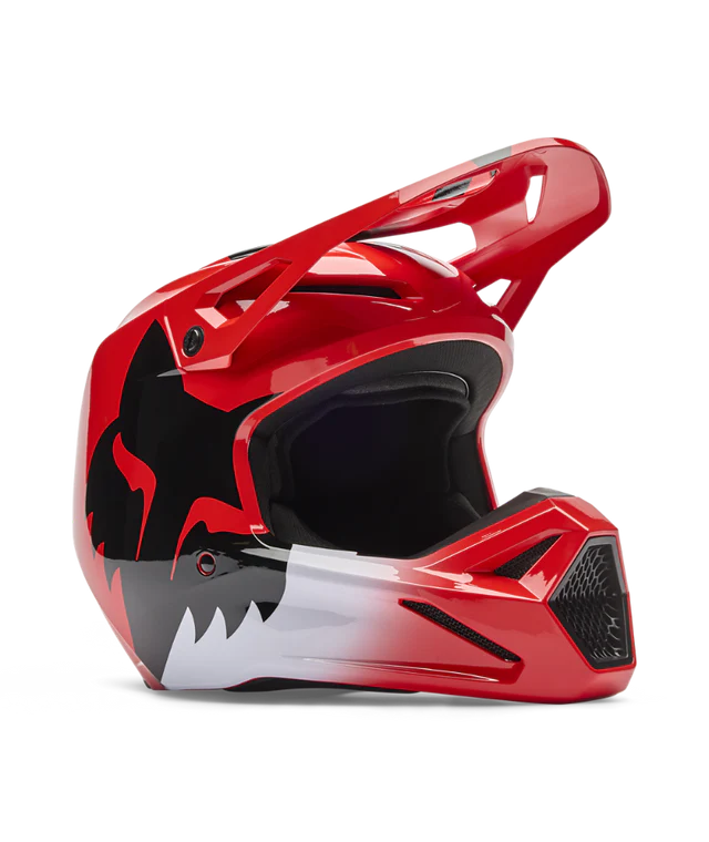 Load image into Gallery viewer, Fox V1 Shield Helmet Flo Red