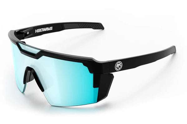 Load image into Gallery viewer, Future Tech Sunglasses: Black Frame Arctic Chrome Z87+