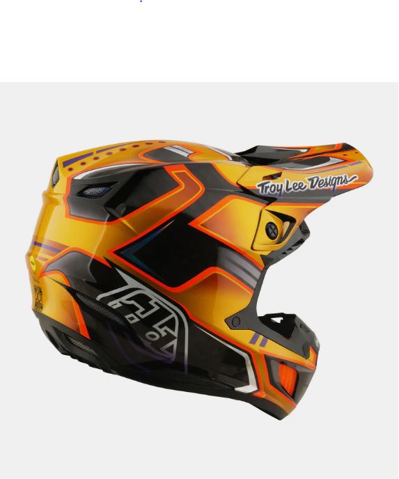 Load image into Gallery viewer, TLD SE5 Carbon Helmet Crest Gold
