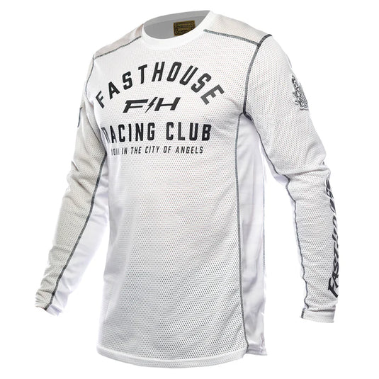 Grindhouse Air-Cooled Club Jersey - White/Cloud