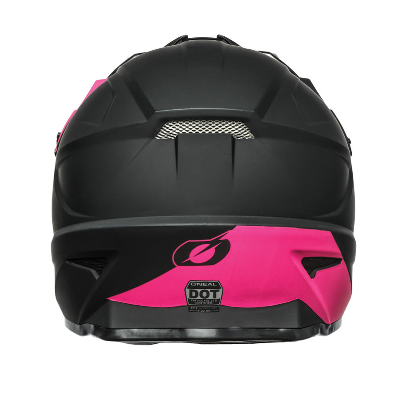 Load image into Gallery viewer, 1 SRS Solid Helmet Black/Pink