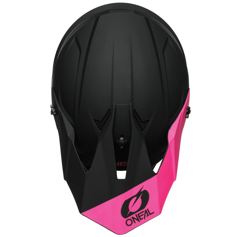 Load image into Gallery viewer, 1 SRS Solid Helmet Black/Pink