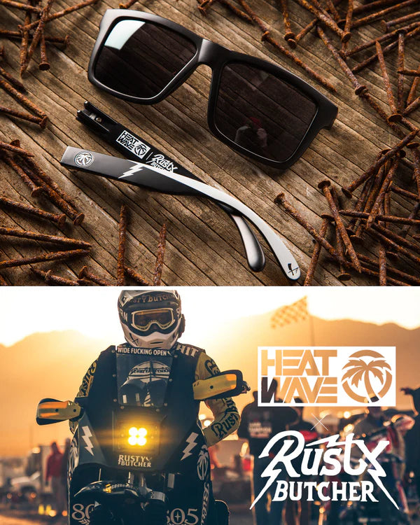 Load image into Gallery viewer, XL VISE Sunglasses: Rusty Butcher