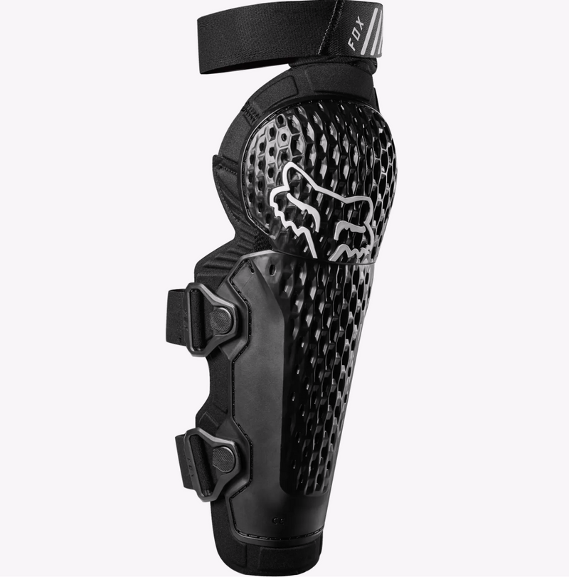 Load image into Gallery viewer, Fox Racing Titan Race Black Knee Guards
