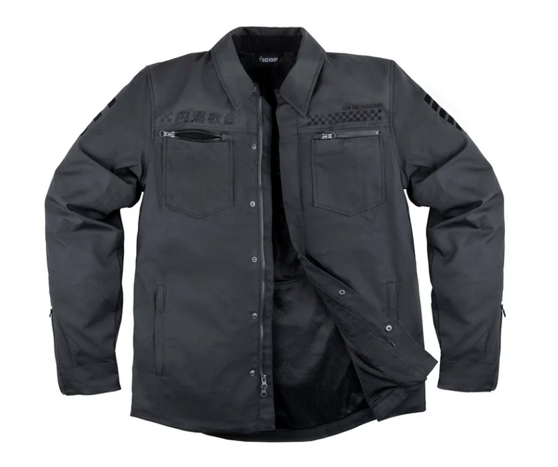 Load image into Gallery viewer, Icon Upstate National Black Jacket