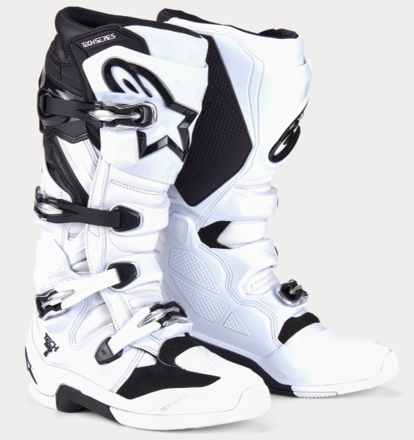 Load image into Gallery viewer, Tech 7 White/Black Boots