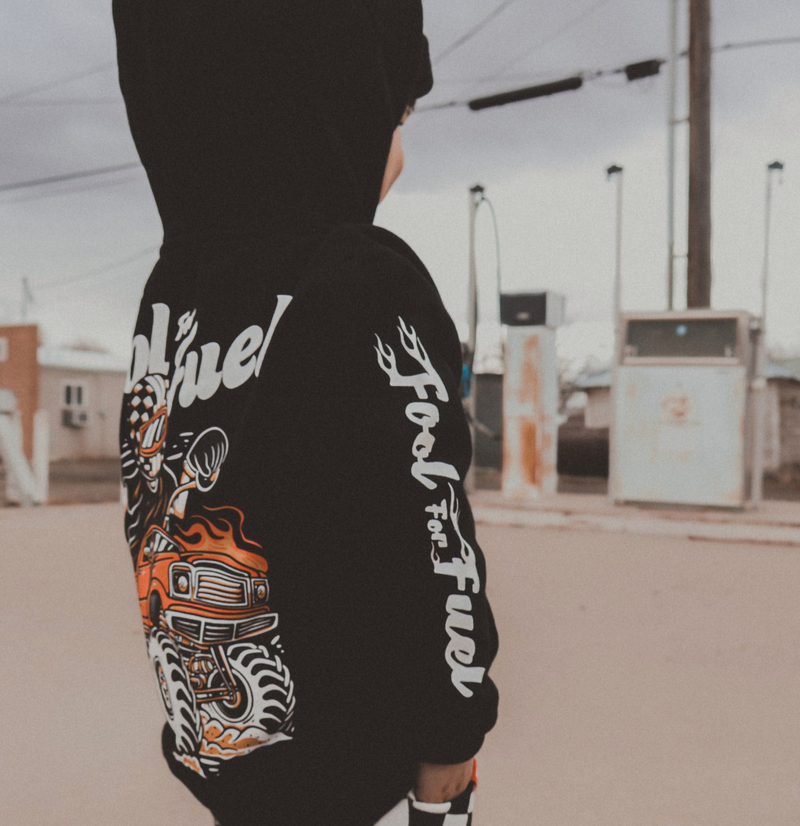 Load image into Gallery viewer, Fool for Fuel Hoodie