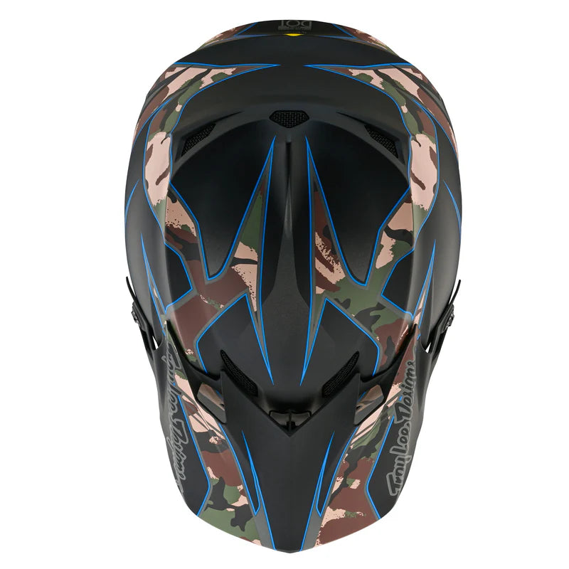 Load image into Gallery viewer, TLD SE4 Polyacrylite Helmet Matrix Camo Black