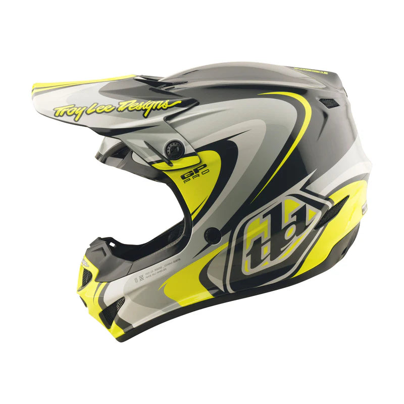 Load image into Gallery viewer, TLD GP Pro Crossover Helmet Grey/Flo Yellow