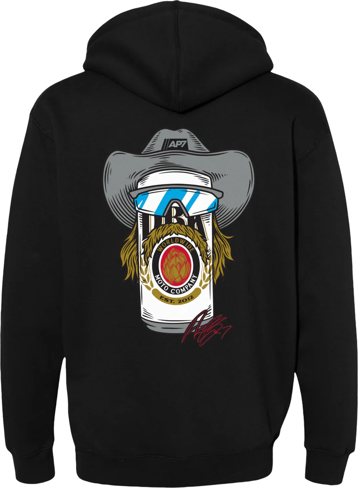 Load image into Gallery viewer, Stache Mullet Moto - AP7 Hoodie