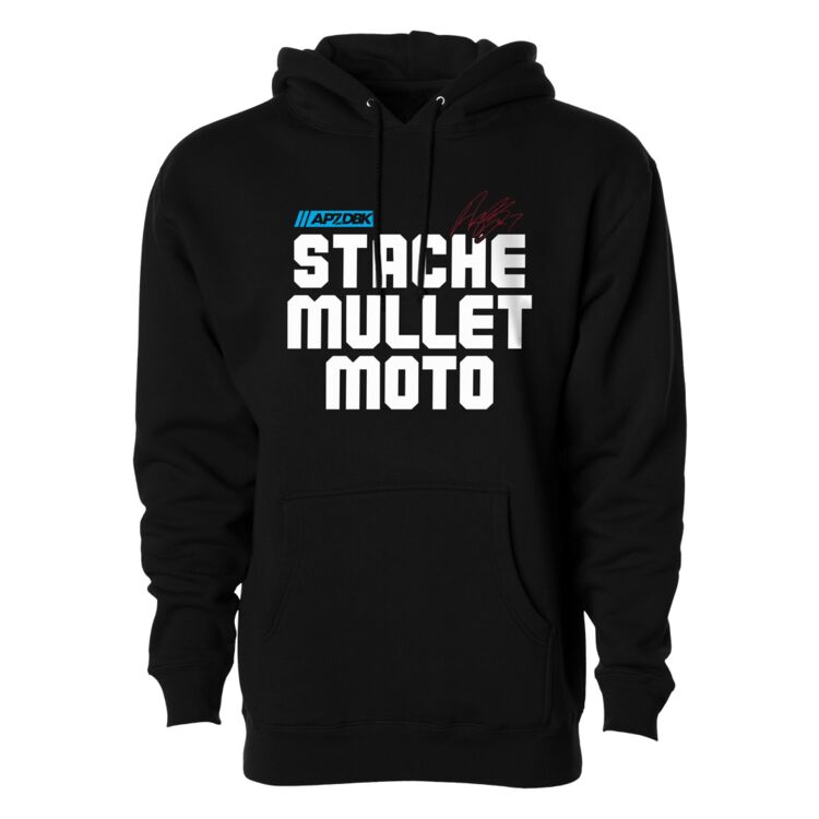 Load image into Gallery viewer, Stache Mullet Moto - AP7 Hoodie