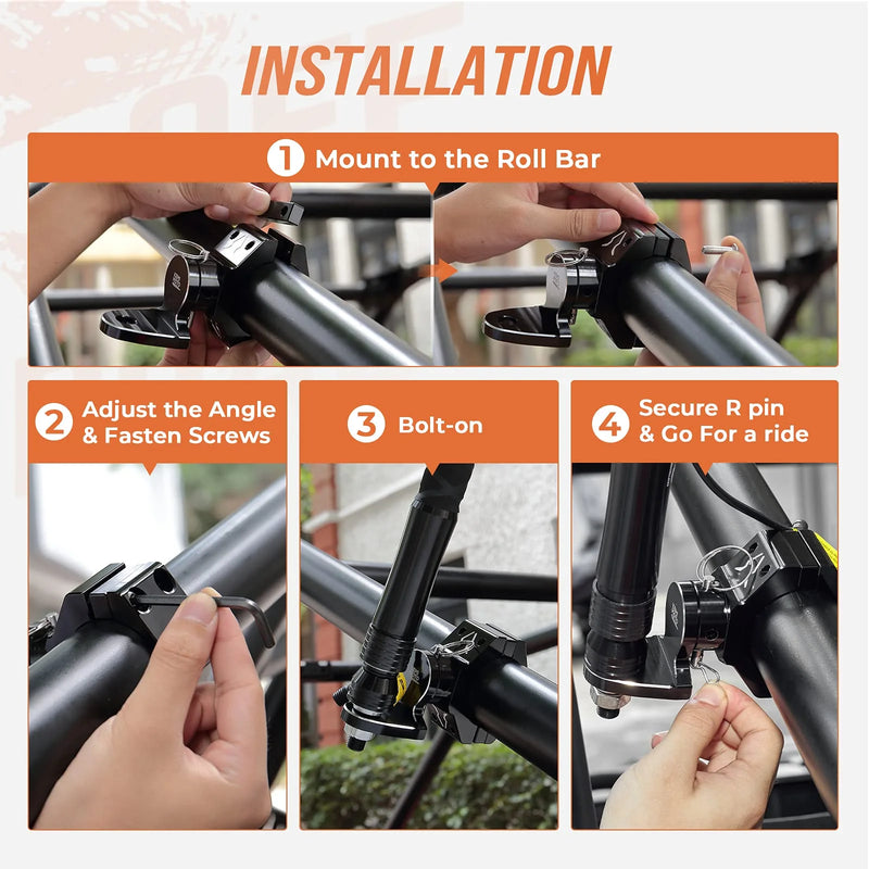 Load image into Gallery viewer, UTV Light Mount Bracket 1.75-2"