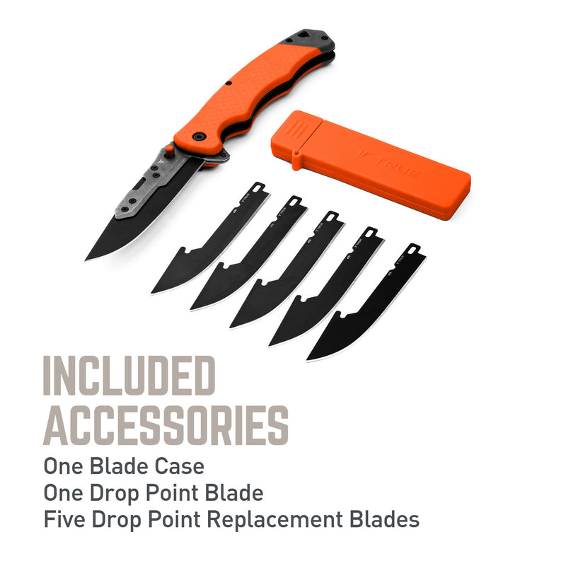 Load image into Gallery viewer, Swift Edge 4" Fast Flip TPR Handle Knife