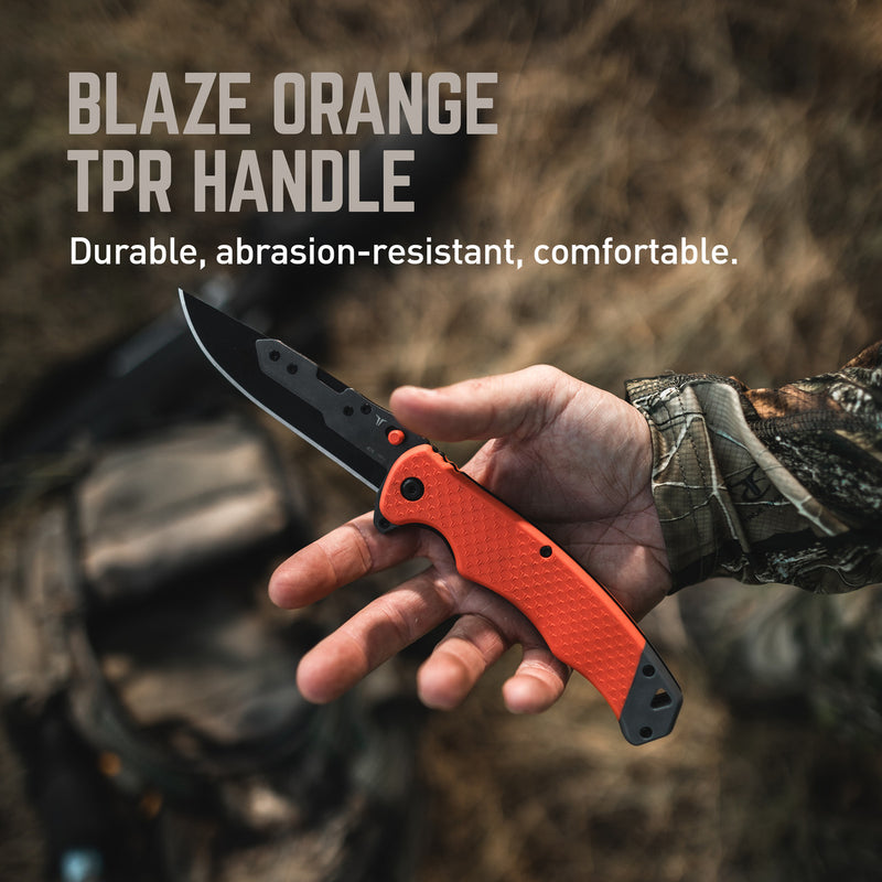 Load image into Gallery viewer, Swift Edge 4" Fast Flip TPR Handle Knife