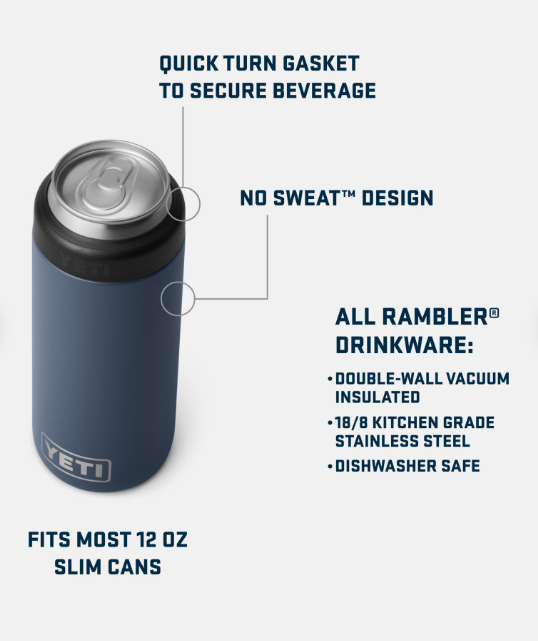 Load image into Gallery viewer, Yeti - 12oz Slim Can Colster