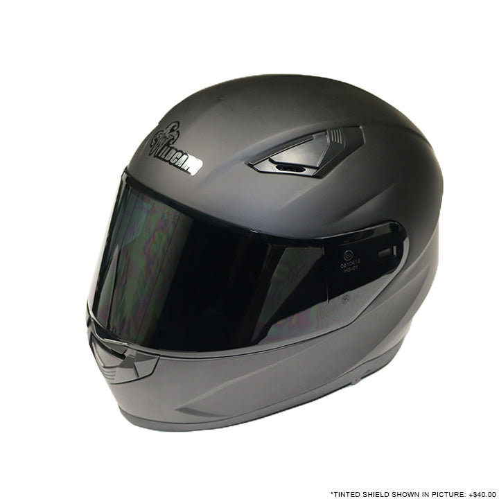 black motorcycle helmet full shield Savage “Wildcard” Helmet – Berts Mega Mall