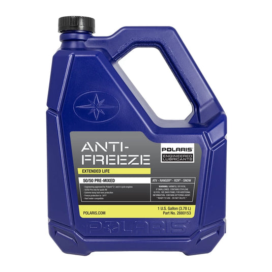 Polaris 50/50 Premix Extended Life Antifreeze Snowmobiles and ORV Aluminum Cooling Systems
