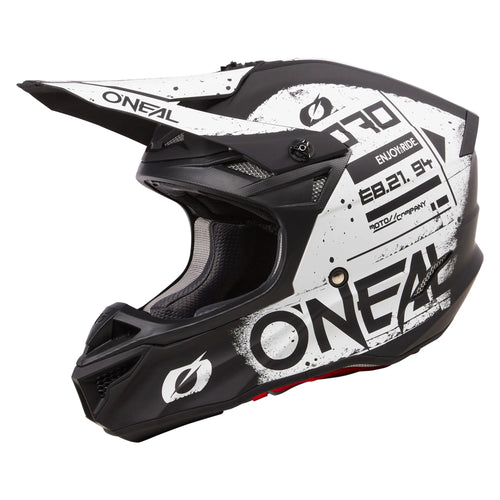 5 SRS Scarz Helmet Black/White