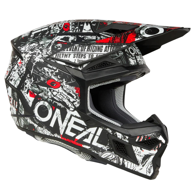 Load image into Gallery viewer, Oneal 3 SRS Attack Helmet Black/White
