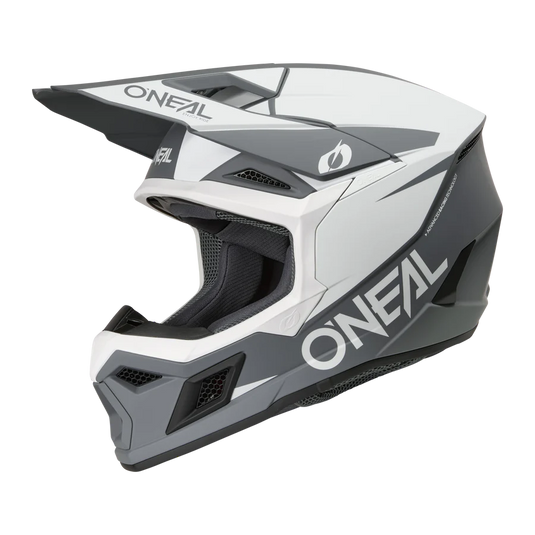 Oneal 3 SRS Helmet Solid White/Black