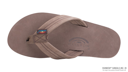 Ladies Single Layer Premier Leather with Arch Support 1" Strap