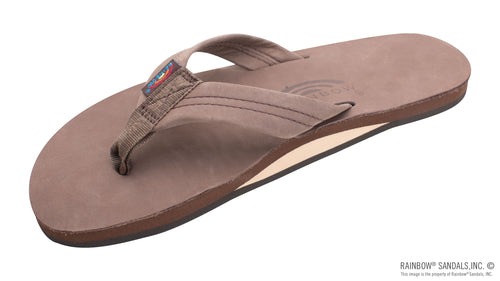 Mens Rainbow Single Layer Premier Leather with Arch Support 1