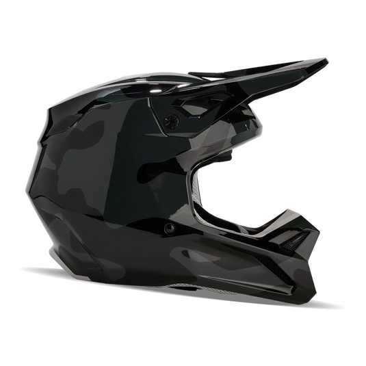 Fox V1 Bnkr Helmet Black Camo