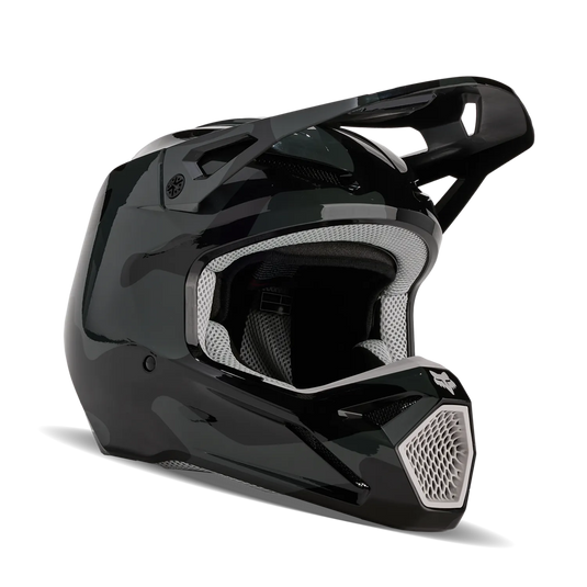 Fox V1 Bnkr Helmet Black Camo