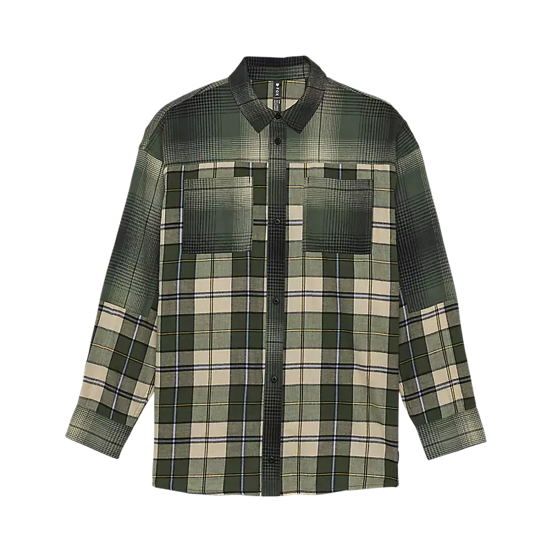 Load image into Gallery viewer, Womens Oversized Flannel Shirt
