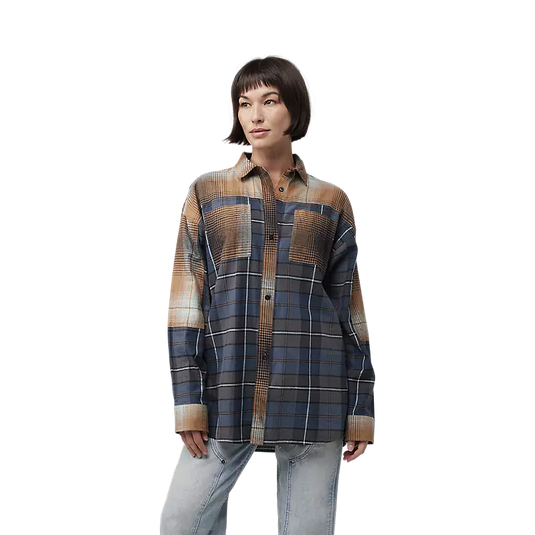 Womens Oversized Flannel Shirt