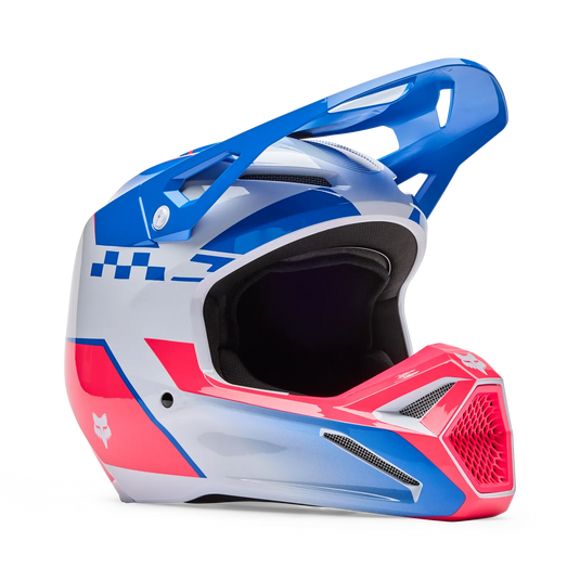 Fox V1 Collect Helmet Blue/Pink