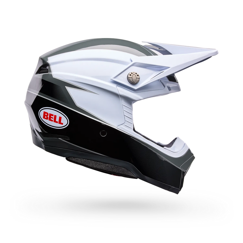 Load image into Gallery viewer, Bell Moto-10 Helmet White/Black Falcon
