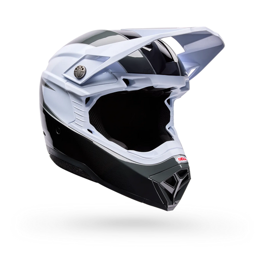 Bell Moto-10 Helmet White/Black Falcon