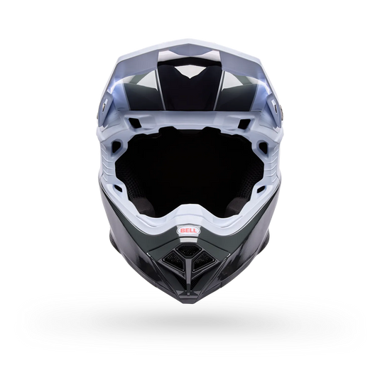 Bell Moto-10 Helmet White/Black Falcon