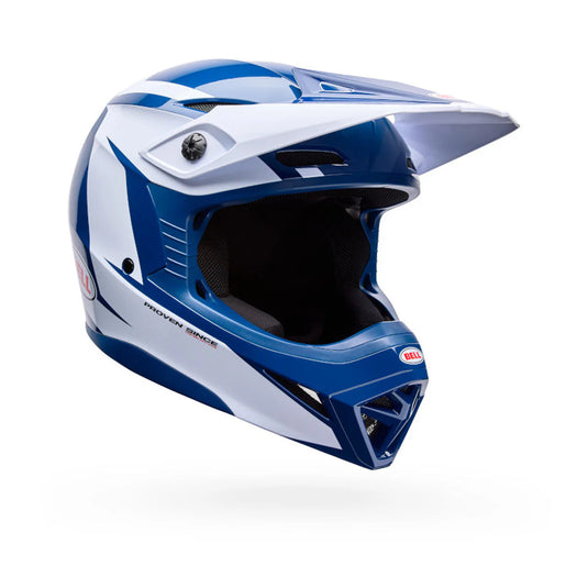 Bell MX-10 Talon Helmet Blue/White
