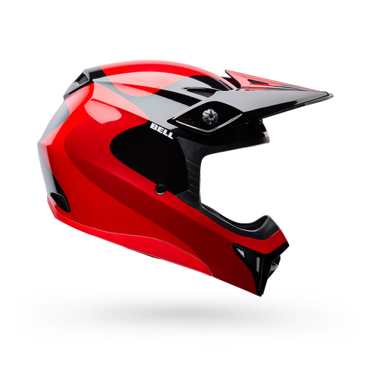Bell MX-10 Wave Helmet Red/Black