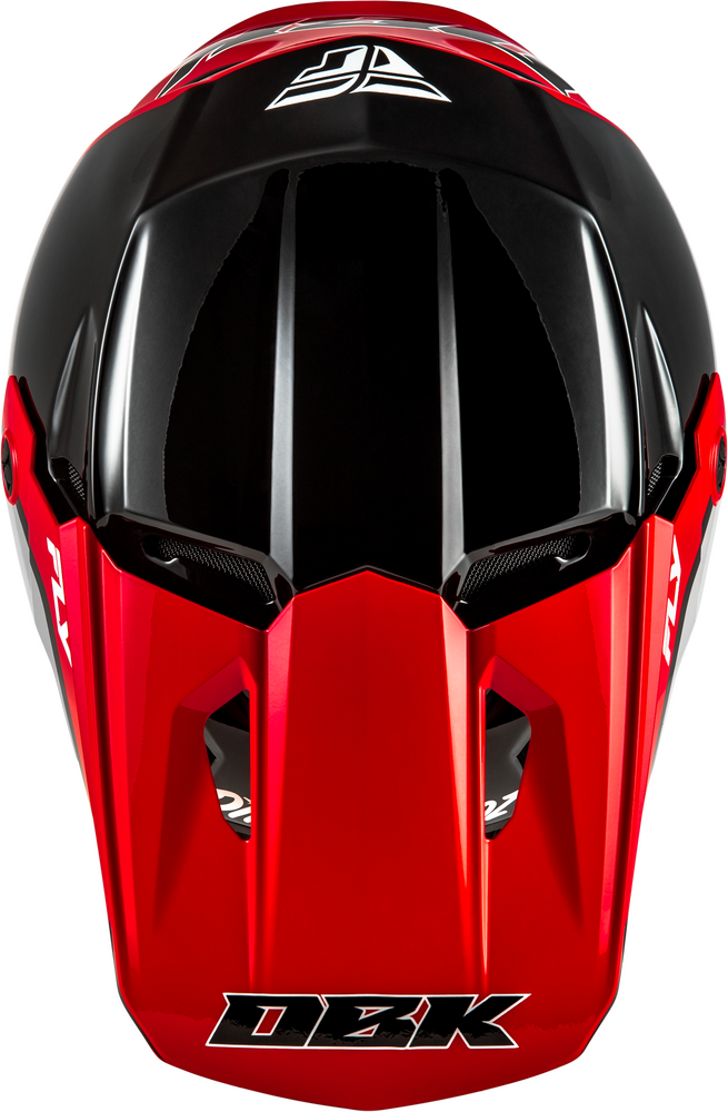Load image into Gallery viewer, Fly Kinetic DBK Helmet Black/Red/Grey
