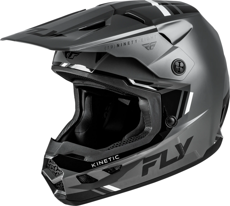 Load image into Gallery viewer, Fly Kinetic Verdict Helmet Grey/Black/White
