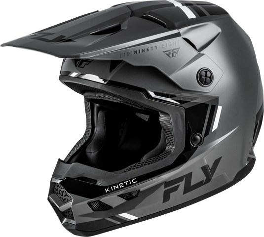 Fly Kinetic Verdict Helmet Grey/Black/White