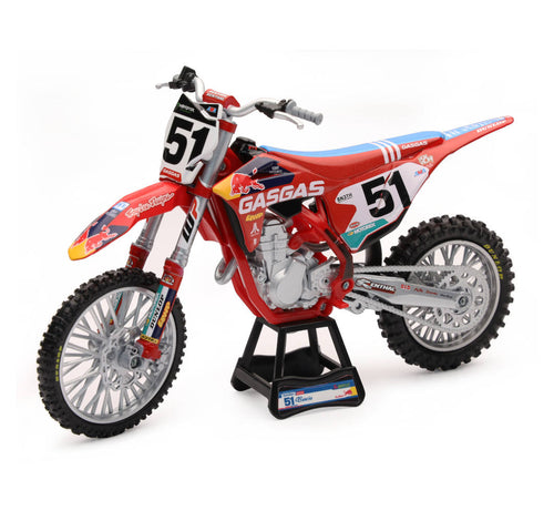 TLD Redbull GasGas Justin Barcia #51 Replica Bike 1:12