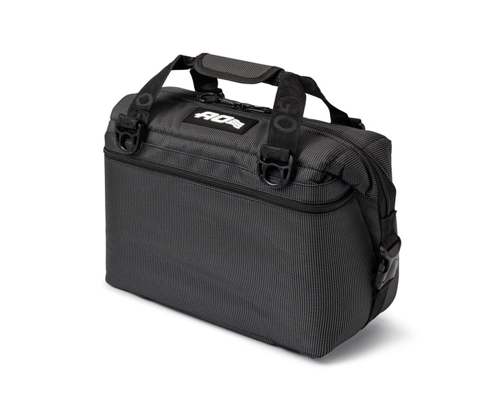 Load image into Gallery viewer, AO Expedition Ballistic 12 Pack Cooler Black/Charcoal
