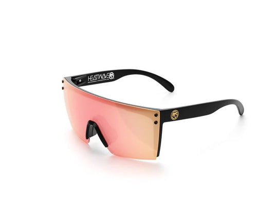 Heatwave Lazer Face Polarized Sunglasses: Rose Gold Z87