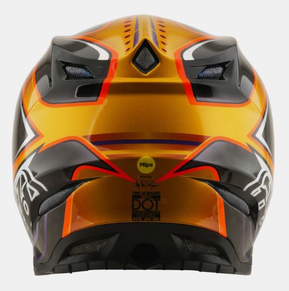 Load image into Gallery viewer, TLD SE5 Carbon Helmet Crest Gold
